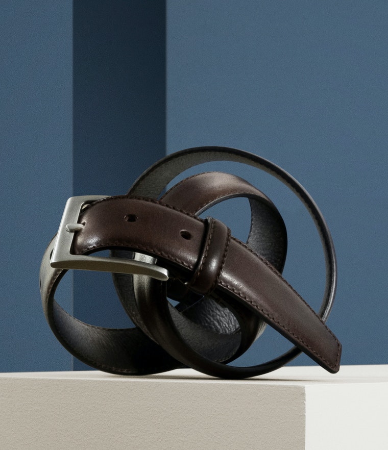 Saddler Odense Brown Leather Belt - Image 3