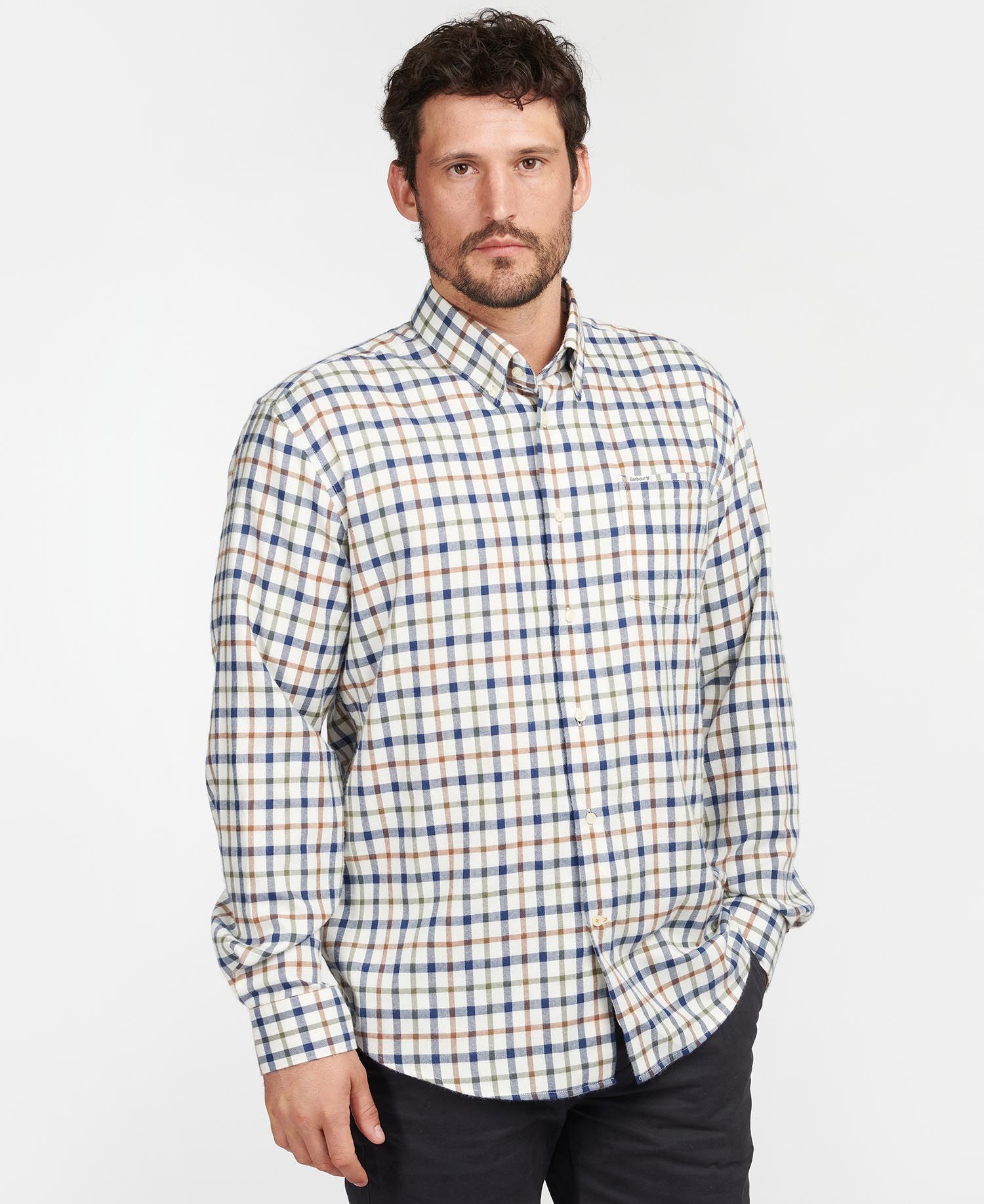 Barbour Coll Thermo Shirt - Corcoran's Menswear