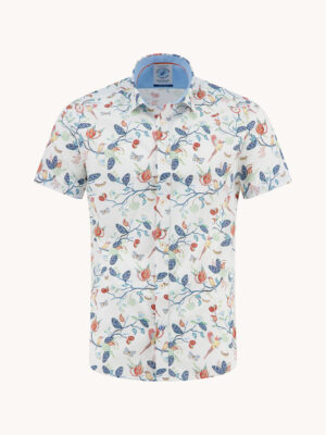A Fish Name Fred Birdy Bloom SS Shirt- Multi Coloured