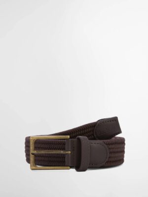 Barbour Nevis Webbing Belt - Peppercorn