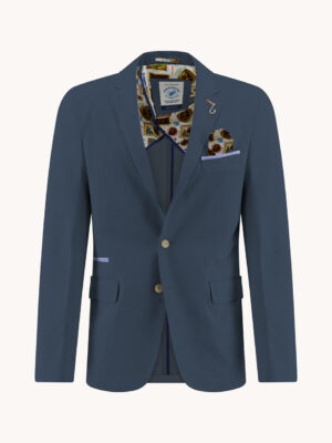 A Fish Name Fred Blazer Pique - Navy