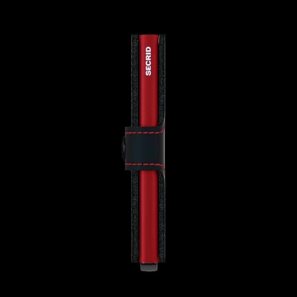 Secrid Miniwallet - Matte Black and Red - Image 5