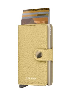 Secrid Miniwallet Pebble - Butter Yellow