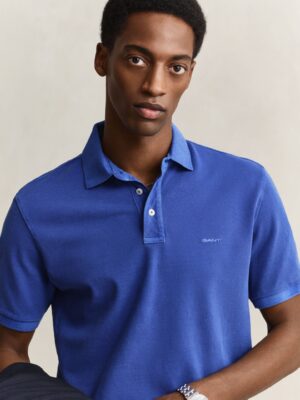 Gant Sunfaded SS Polo- Royal Blue