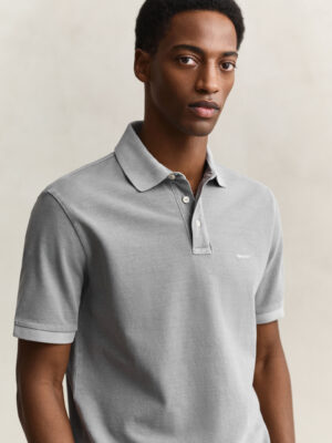 Gant Sunfaded Polo- Ceramic Grey